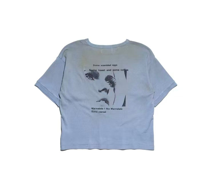 ERD Alan's Psychedelic Breakfast Cropped Tee