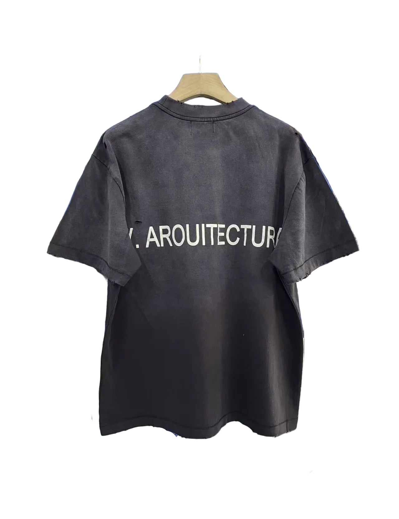ERD Abstract Geometric Text Vintage Tee