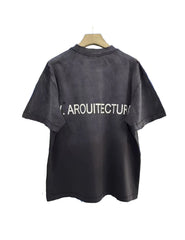 ERD Abstract Geometric Text Vintage Tee