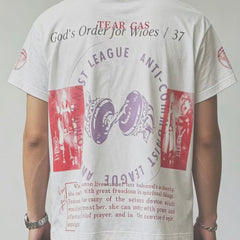 ERD League Symbol Text Cropped Vintage Tee