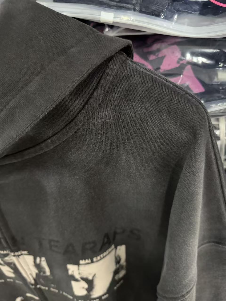 ERD Vintage Music Streetwear Zip‑Up Hoodie