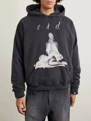 ERD Grunge Art Archive Streetwear Pullover Hoodie
