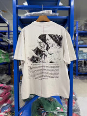 ERD Newspaper Collage Cropped Vintage Tee