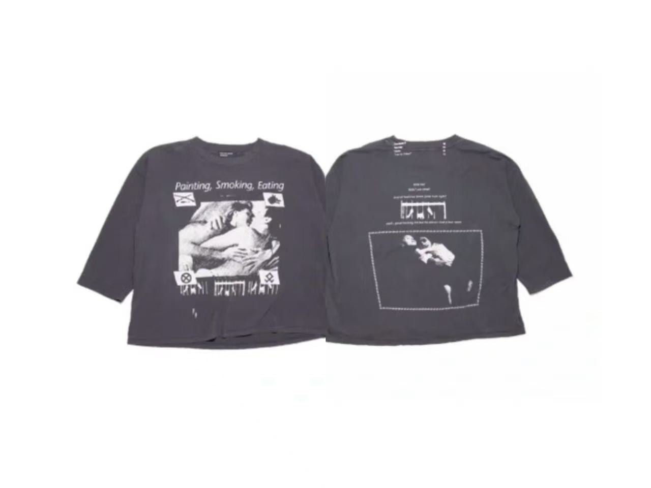ERD Vintage Graphic 3/4 Sleeve T‑Shirt