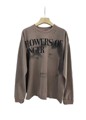 ERD Brown Vintage Wash Long Sleeve Tee