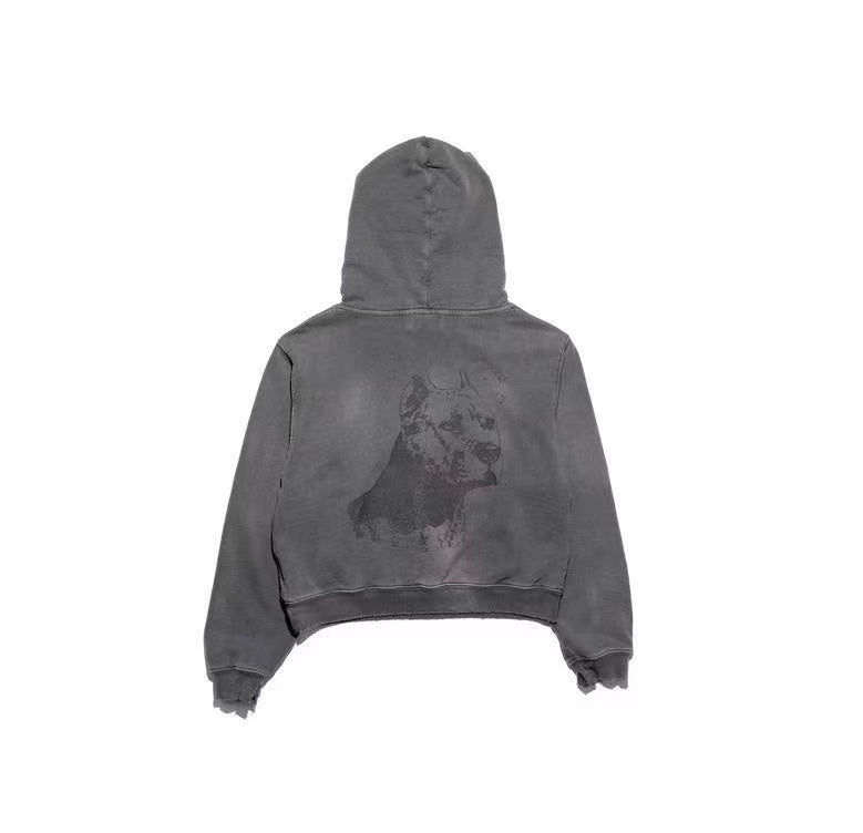 ERD Grunge Animal Portrait Streetwear Hoodie
