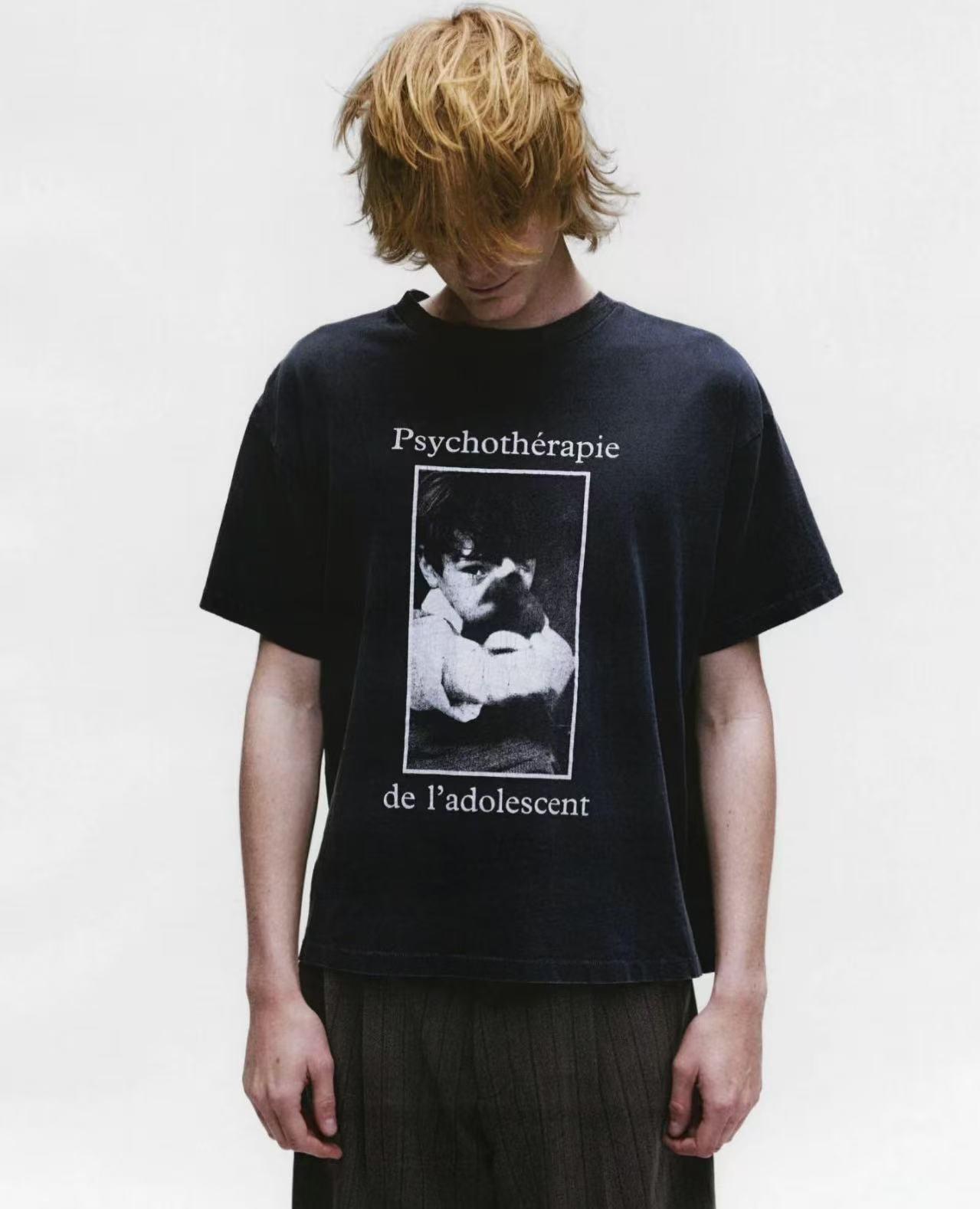 ERD Psychothérapie French Text Portrait Tee