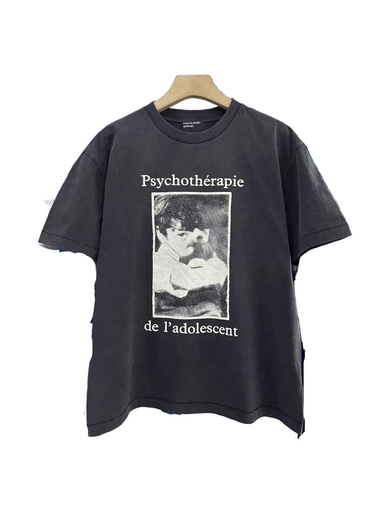 ERD Psychothérapie French Text Portrait Tee