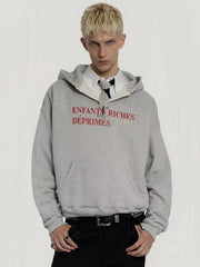 ERD Red Logo Sleeve Printed Hoodie