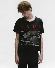 ERD Sade Destroyed Cropped Vintage Tee