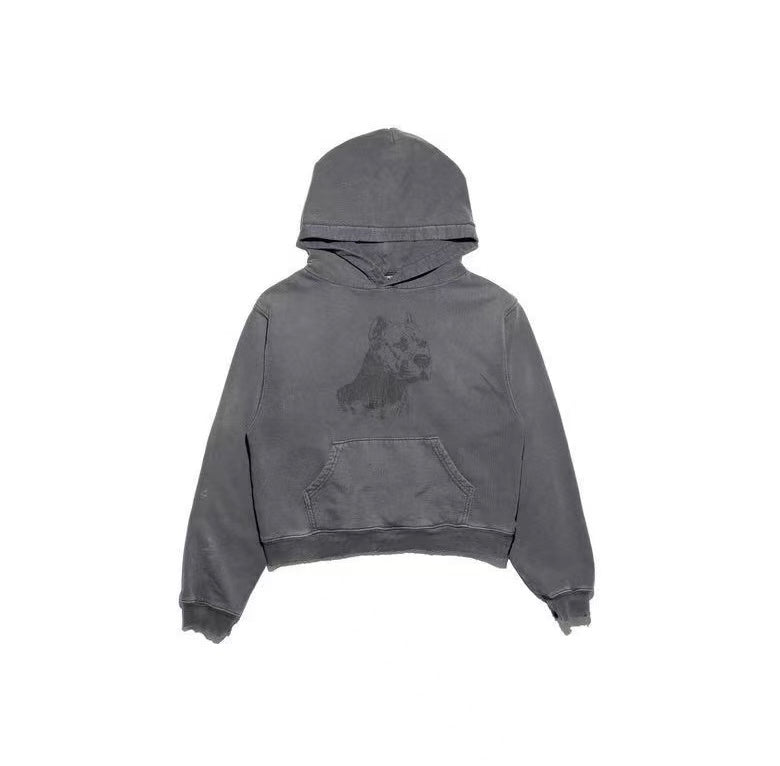 ERD Grunge Animal Portrait Streetwear Hoodie