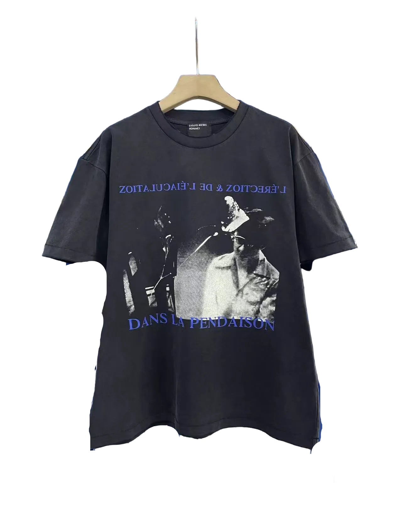 ERD Dans La Pendaison French Text Photo Tee