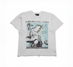 ERD Retro Document Print Oversized T‑Shirt