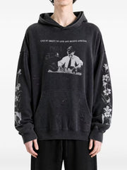ERD Grunge Distressed Statement Streetwear Hoodie