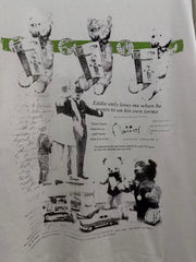 ERD Teddy Bear Collage Dual‑Sided Long Sleeve Tee