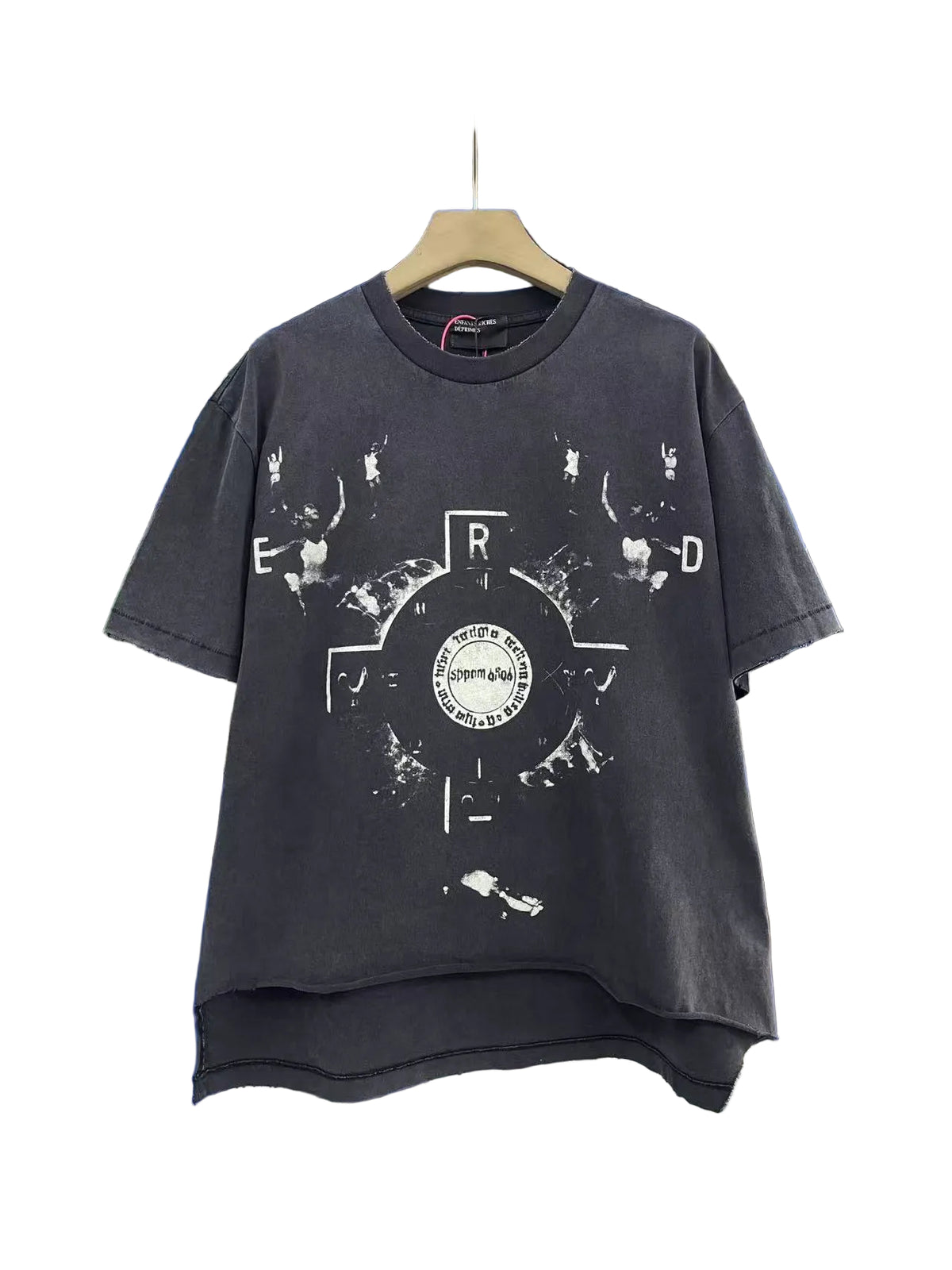 ERD Circular Symbol Asymmetric Vintage Tee