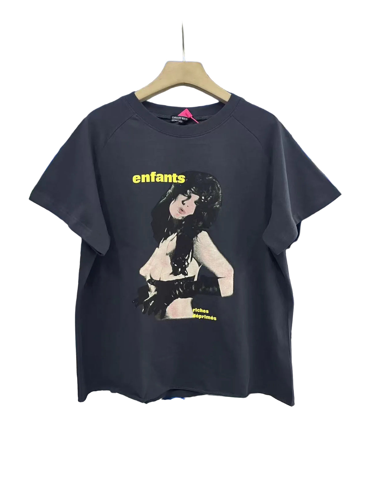 ERD Neon Accent Graphic Cropped T‑Shirt