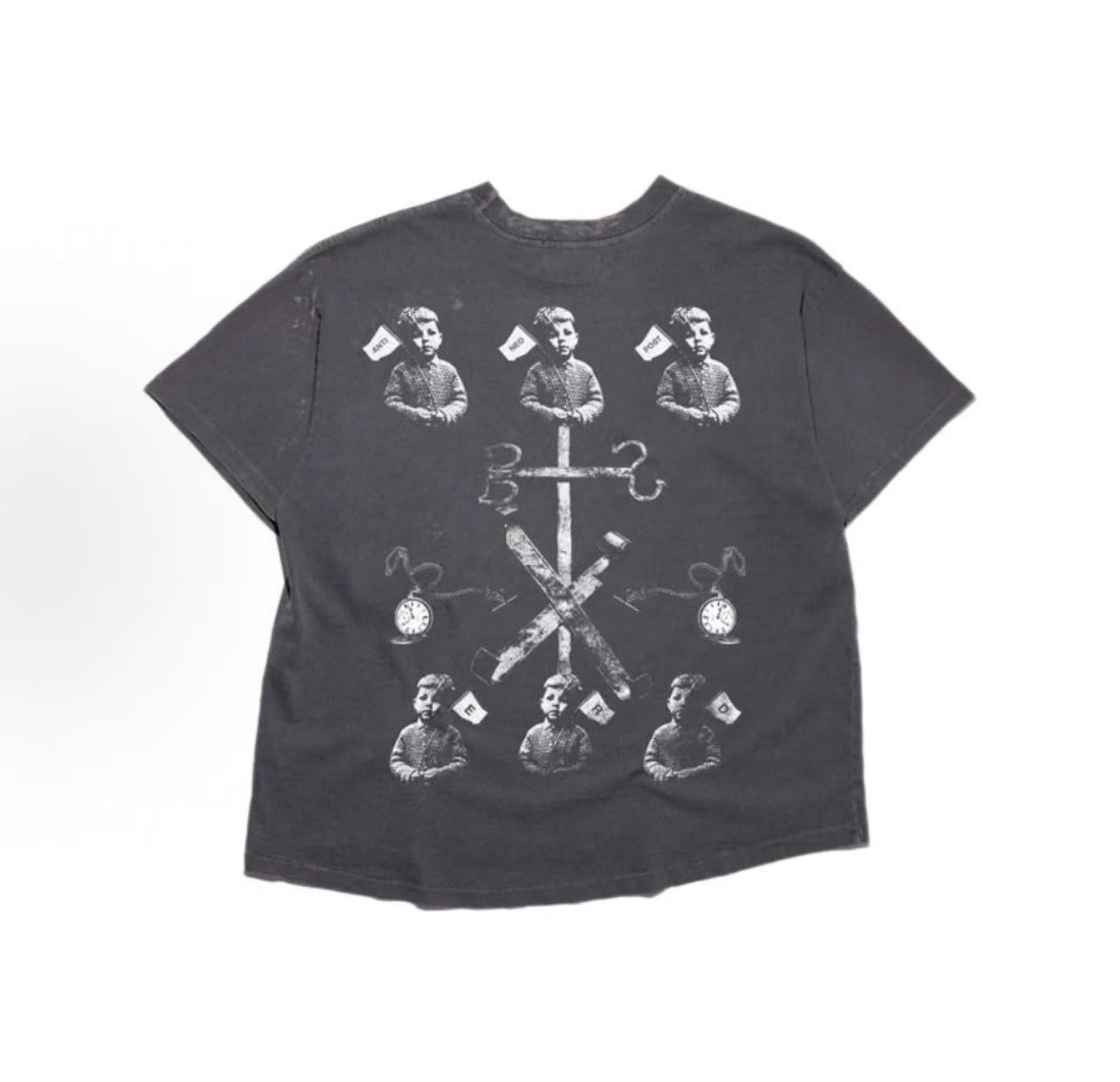 ERD Quote Photo Print Cropped T‑Shirt