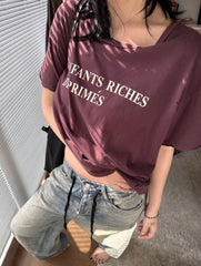 ERD Minimal Serif Logo Streetwear Tee