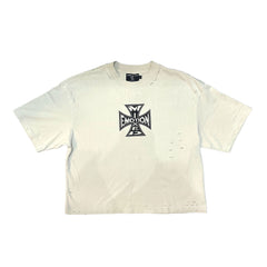 Cream ‘Classic’ Tee Boxy Fit