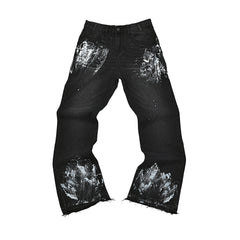 Gallery Dept Paint Splatter Flare Jeans