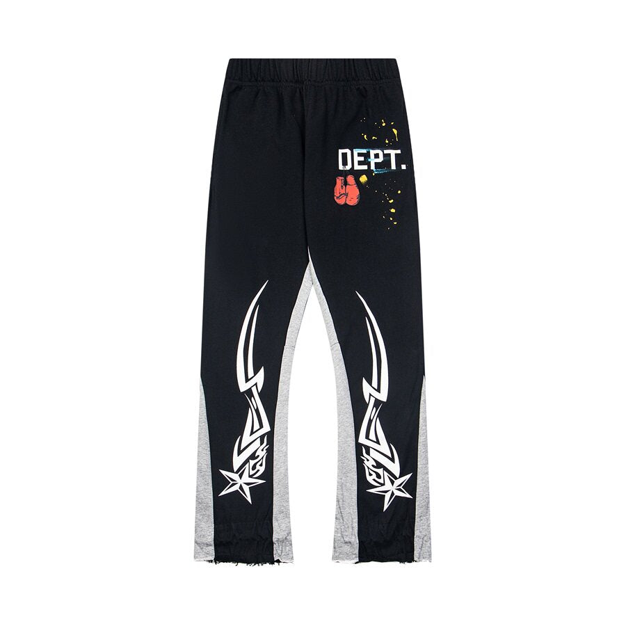 Gallery Dept Graphic Print Flare Sweat Pants