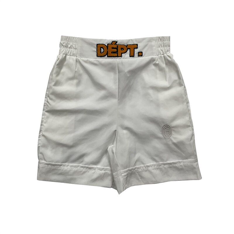 Gallery Dept Dépt. Embroidered White Shorts