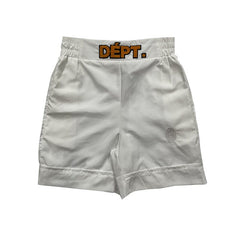 Gallery Dept Dépt. Embroidered White Shorts