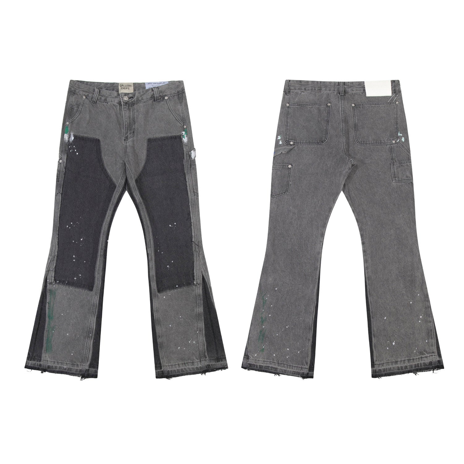 Gallery Dept Paint‑Splatter Flare Carpenter Jeans