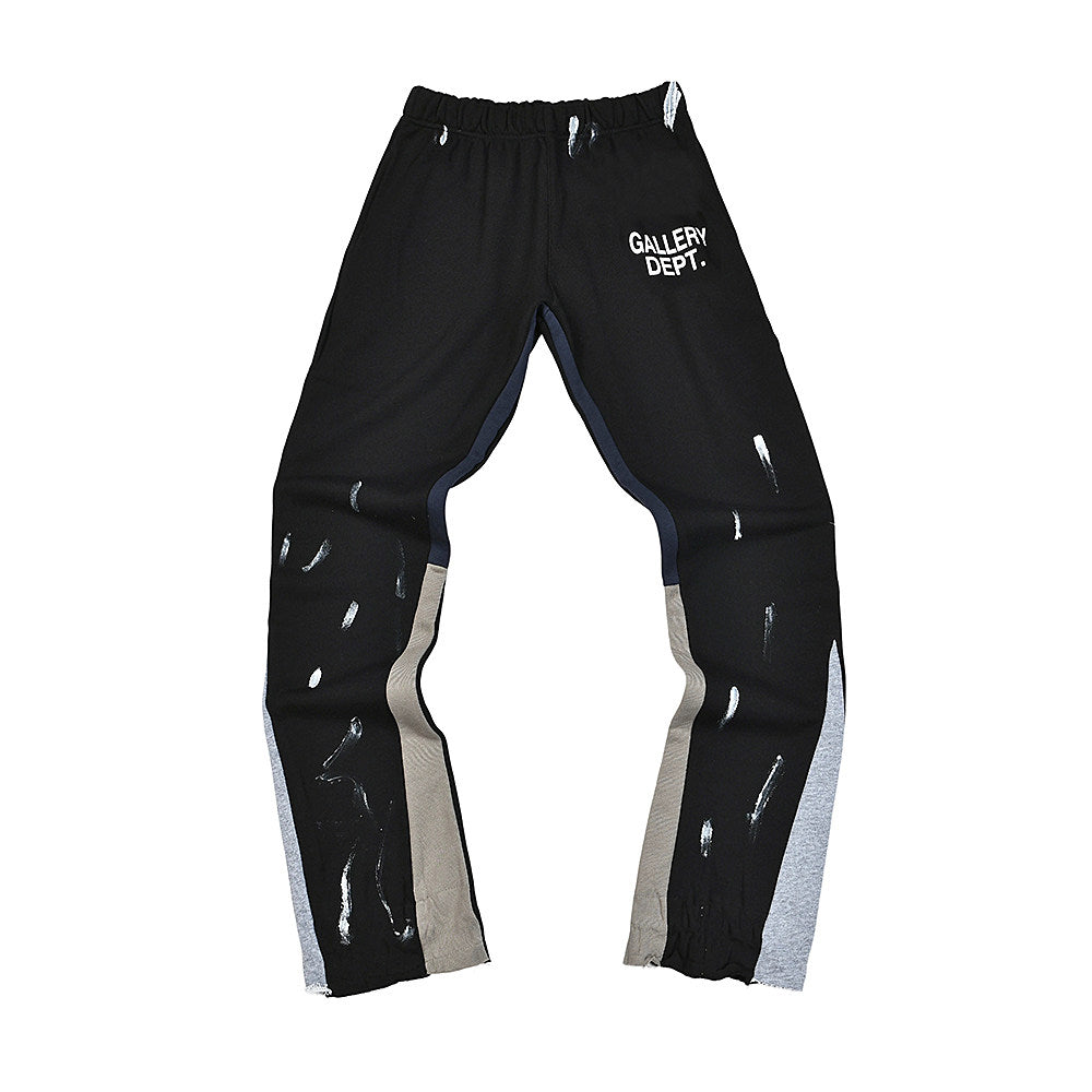 Gallery Dept Spliced Panel Paint Graphic Flare Joggers
