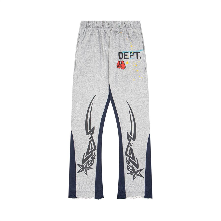 Gallery Dept Graphic Print Flare Sweat Pants