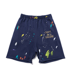 Gallery Dept Multi‑Color Paint Graphic Shorts