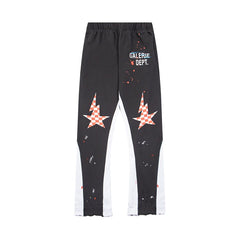 Gallery Dept Star‑Graphic Flare Sweat Pants