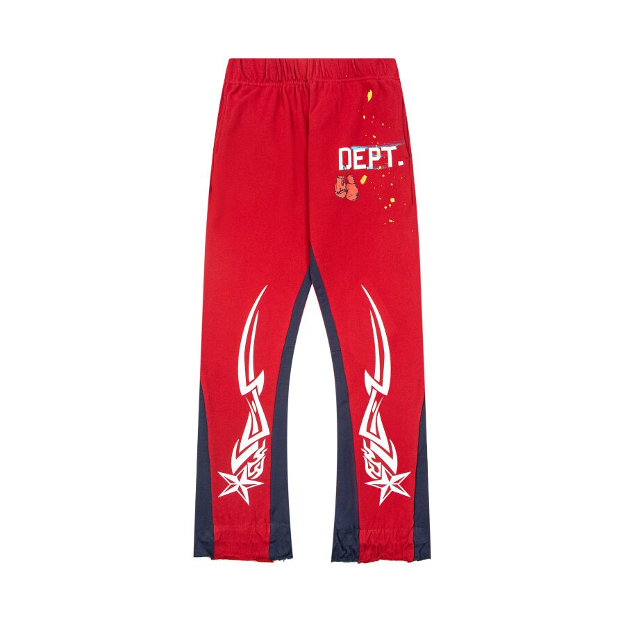 Gallery Dept Graphic Print Flare Sweat Pants