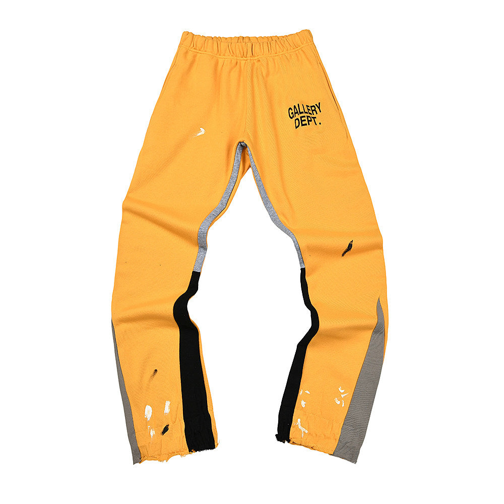 Gallery Dept Spliced Panel Paint Graphic Flare Joggers