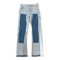 Gallery Dept Multi‑Panel Artwork Flare Jeans