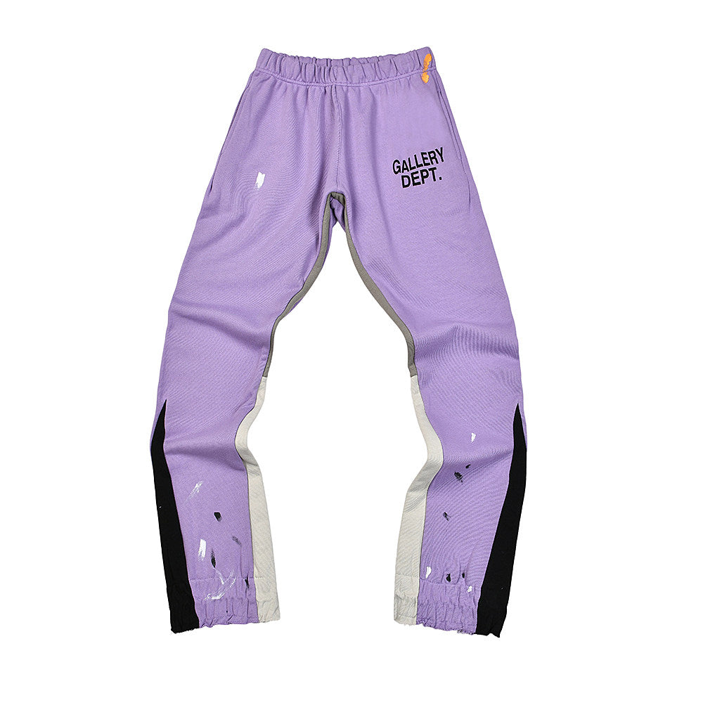 Gallery Dept Spliced Panel Paint Graphic Flare Joggers