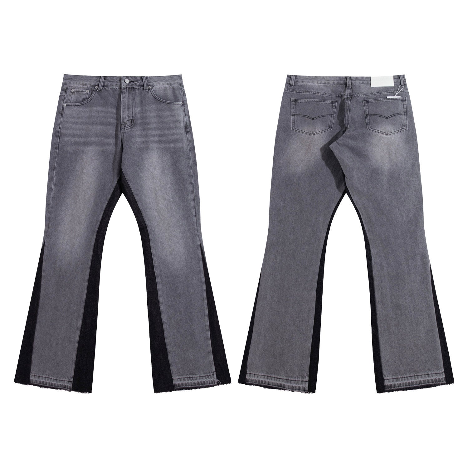 Gallery Dept Contrast‑Insert Flare Jeans