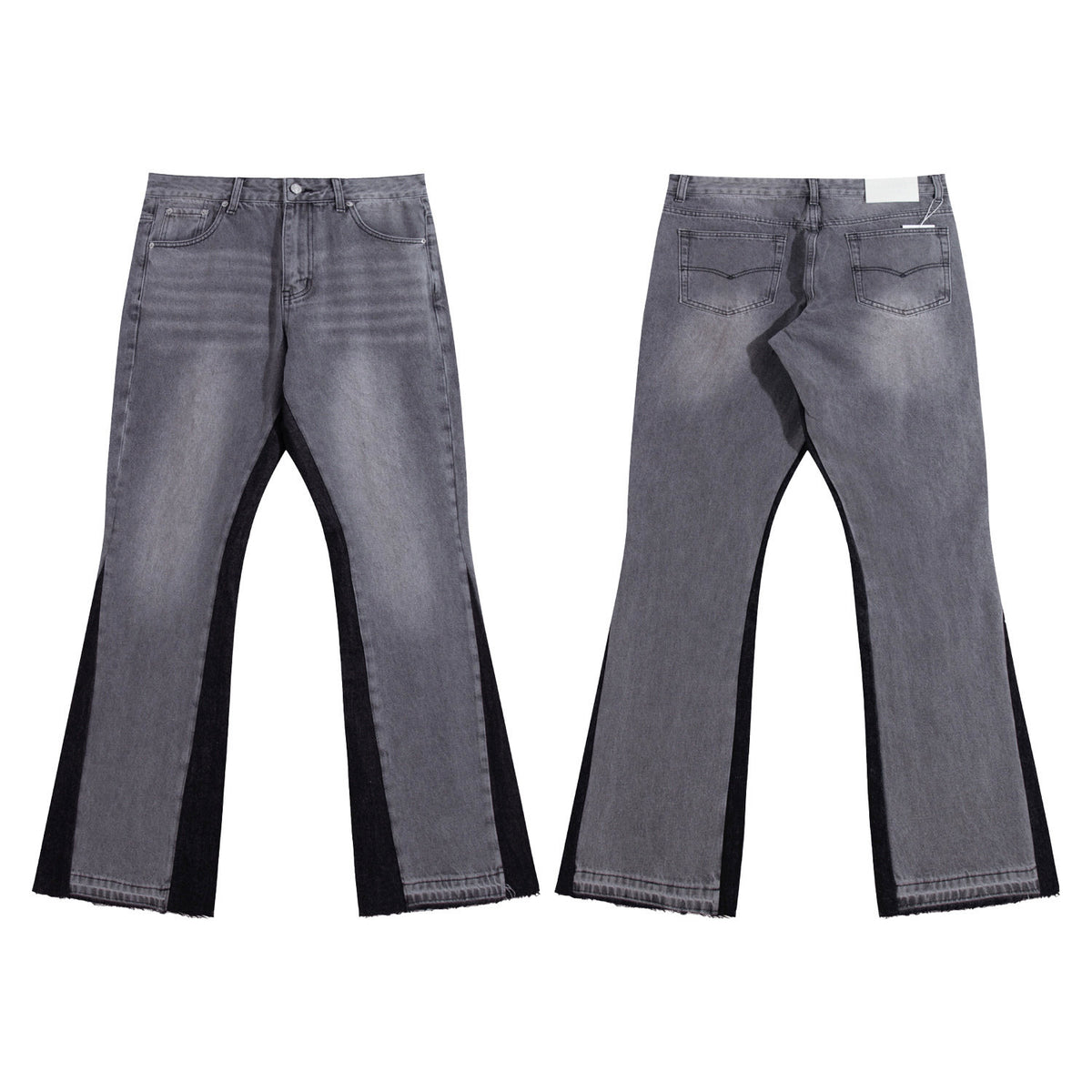 Gallery Dept Contrast‑Insert Flare Jeans
