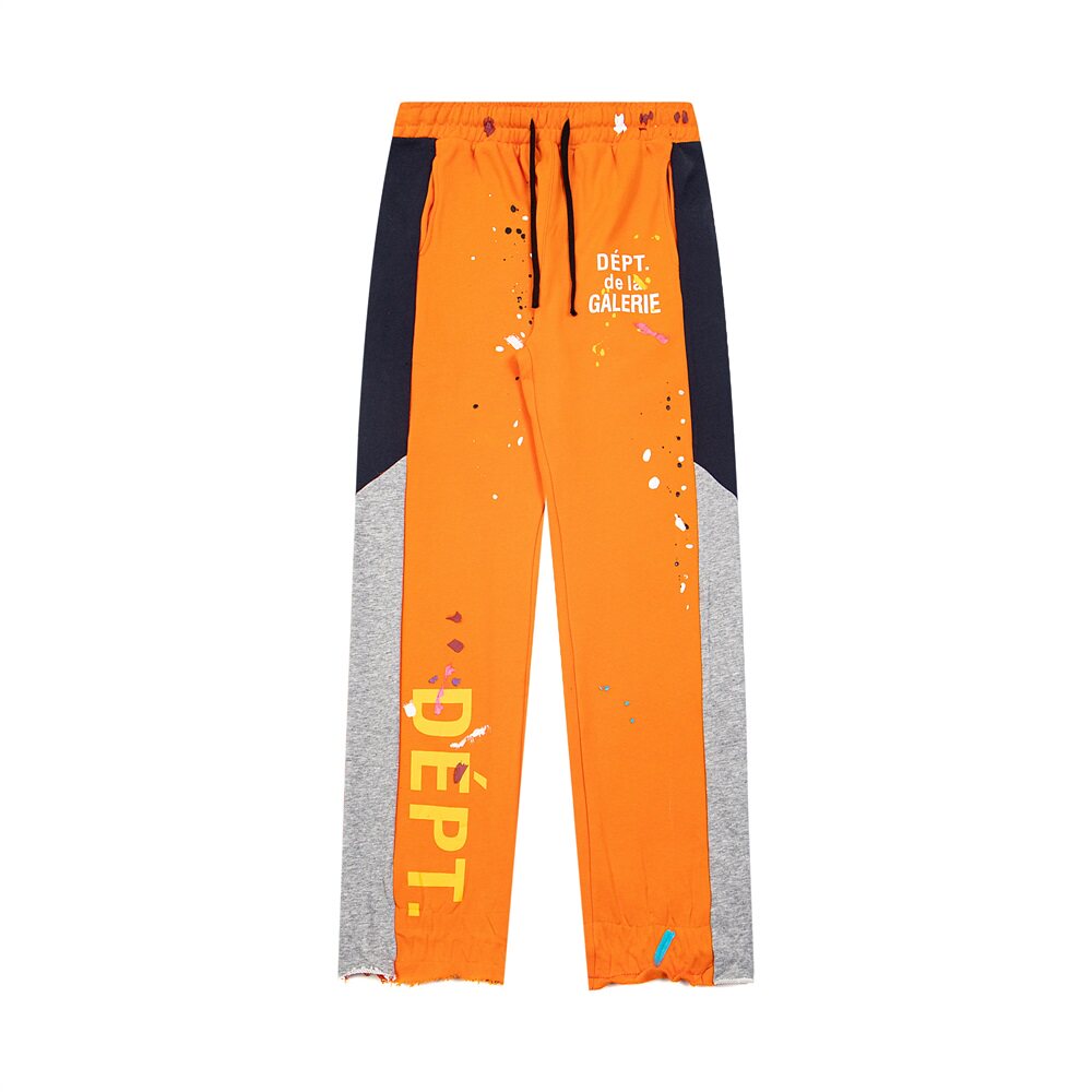 Gallery Dept Color‑Block Paint‑Splatter Sweat Pants