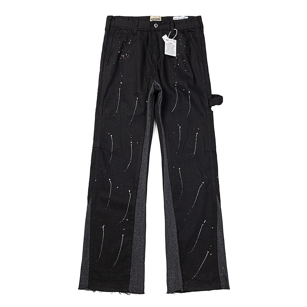 Gallery Dept Splatter‑Detail Flare Denim