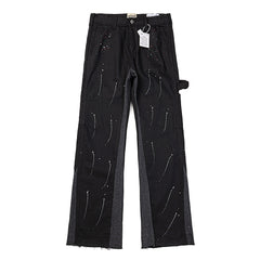 Gallery Dept Splatter‑Detail Flare Denim