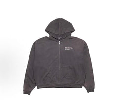 ERD Grunge Minimal Streetwear Zip‑Up Hoodie