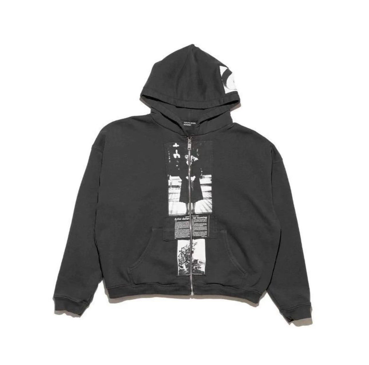 ERD Deconstructed Photo Print Zip Hoodie