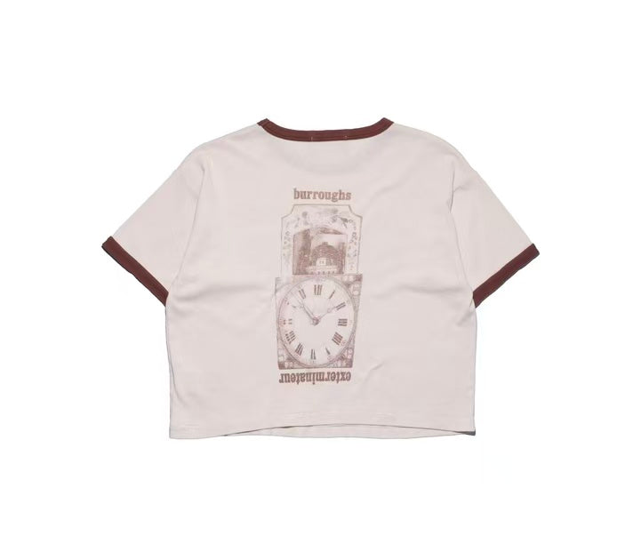 ERD L'antipsychiatrie Ringer Cropped Tee