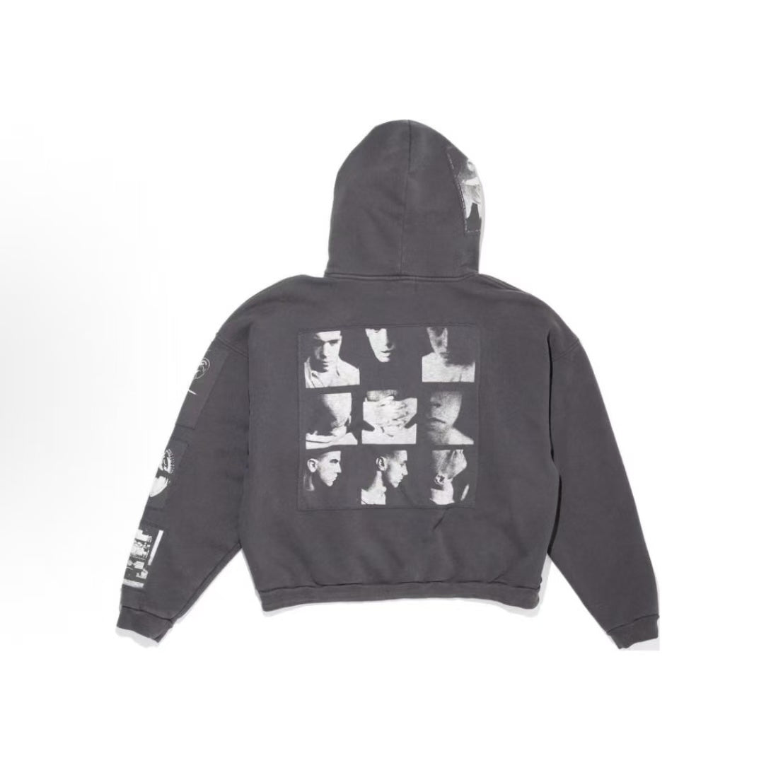 ERD Deconstructed Collage Zip Hoodie