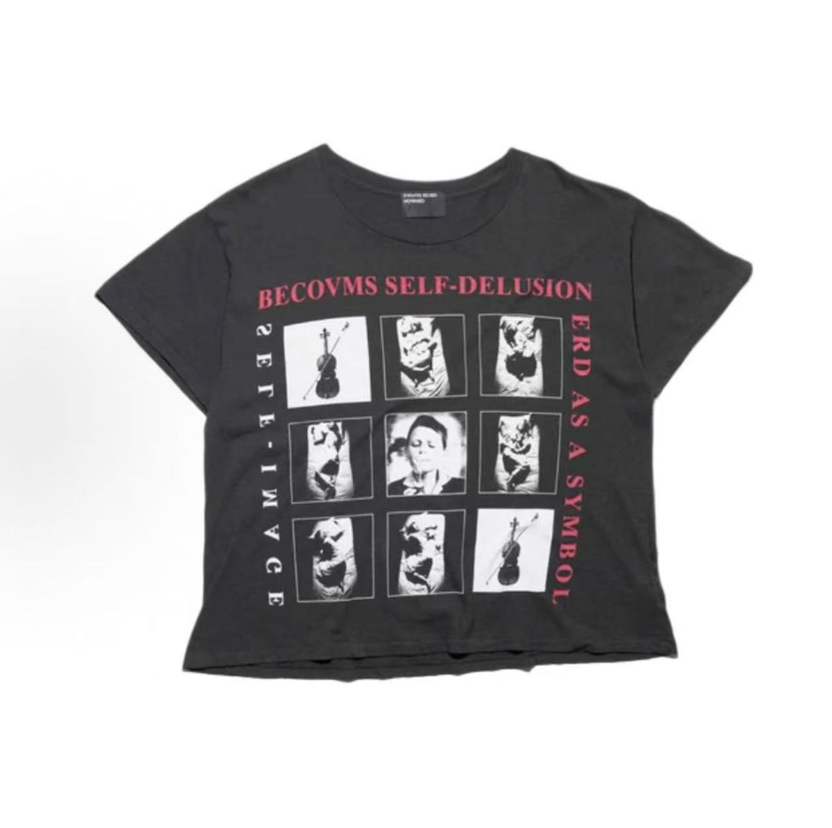 ERD Multi‑Panel Photo Grid Cropped T‑Shirt