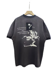 ERD Porcelain Black Ringer Vintage Tee