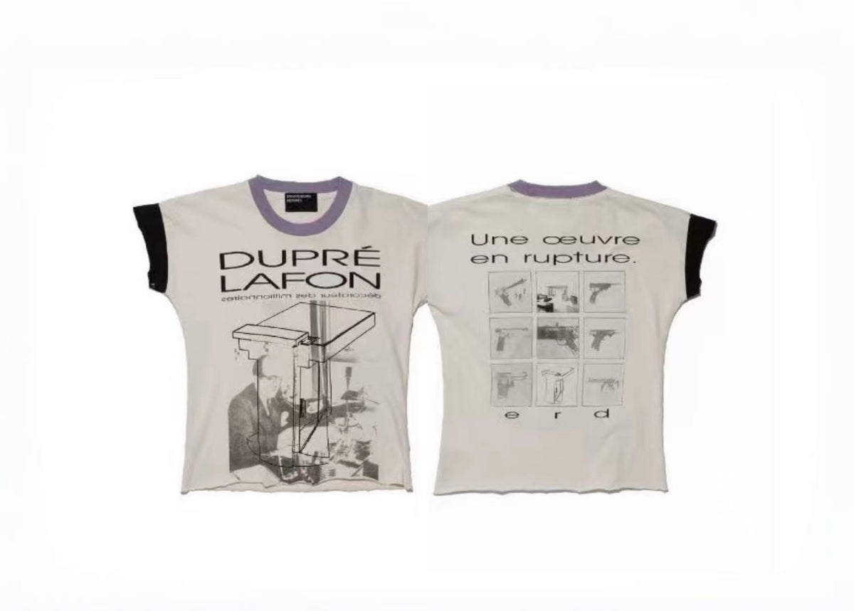 ERD Dupré Lafon Ringer Cut‑Off Vintage Tee