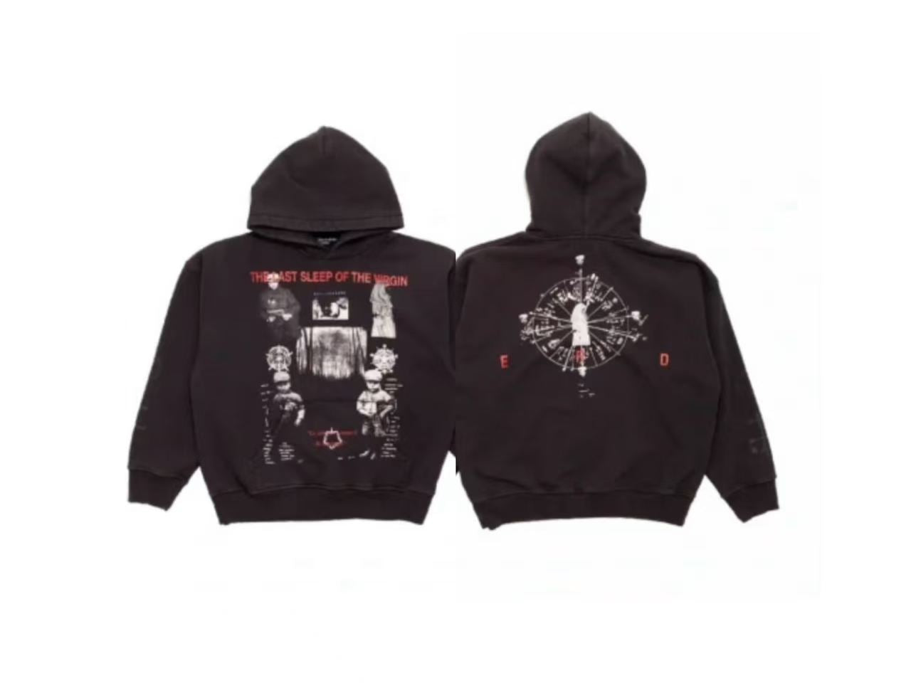 ERD Grunge Mystic Collage Streetwear Hoodie